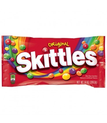 SKITTLES ORIGINAL GUSTO FRUTTA 38G CONF. 14 PZ.
