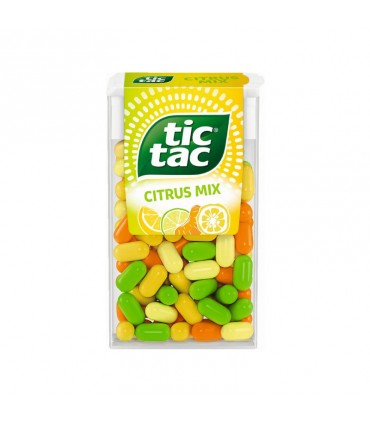 TIC TAC CITRUS MIX SENZA ZUCCHERO ASTUCCIO CONF.24PZ X 18GR