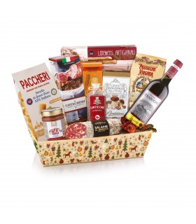 CONFEZIONE NATALIZIA VILLA GUELFA "IL GASTRONOMICO" 11PZ. IN VASSIO IN CARTONE LITOGRAFATO IN PRENOTAZIONE C/O FINE NOVEMBRE