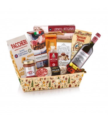 CONFEZIONE NATALIZIA VILLA GUELFA "IL GASTRONOMICO" 11PZ. IN VASSIO IN CARTONE LITOGRAFATO IN PRENOTAZIONE C/O FINE NOVEMBRE