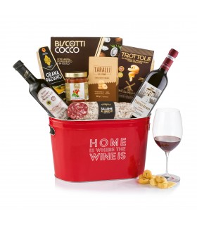 CONFEZIONE NATALIZIA VILLA GUELFA "SPUMANTERIA CHLOE" 9PZ. SECCHIELLO PORTAGHIACCIO IN LATTA IN PRENOTAZIONE C/O META' NOVEMBRE