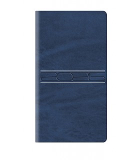 Agenda settimanale 2026 mis.8x15 Mod. marmora DISPONIBILE IN 4 COLORI (blu-azzurro-grigio-rosso)