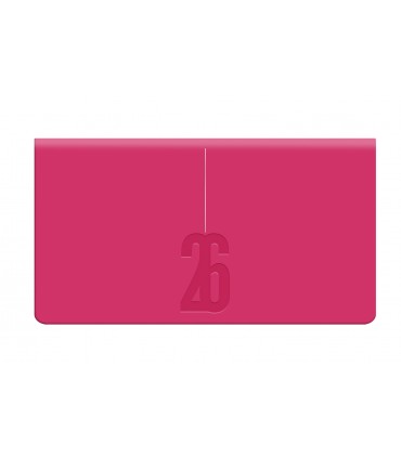 Agenda giornaliera 2026 mis.8x15 Mod. copacabana DISPONIBILE IN 4 COLORI (azzurro-verde pastello-arancio-rosa)