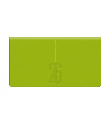Agenda giornaliera 2026 mis.8x15 Mod. copacabana DISPONIBILE IN 4 COLORI (azzurro-verde pastello-arancio-rosa)
