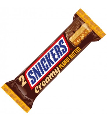 SNICKERS CREAMY  con burro di arachidi 36.5gr conf. 24 pz.