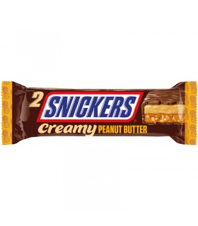 SNICKERS CREAMY  con burro di arachidi 36.5gr conf. 24 pz.