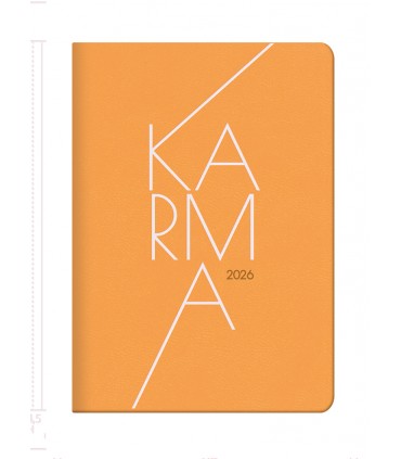 Agenda da tasca 2026 mis.7x10 Mod. granita DISPONIBILE IN 4 COLORI (arancio-rosa pastello-lilla-verde)