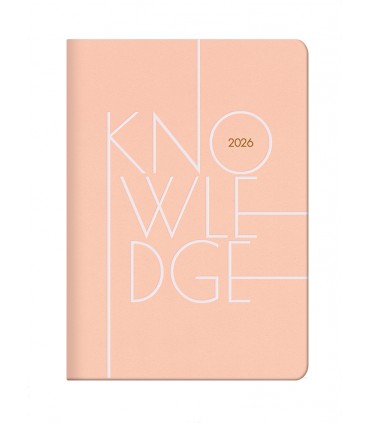 Agenda da tasca 2026 mis.7x10 Mod. granita DISPONIBILE IN 4 COLORI (arancio-rosa pastello-lilla-verde)