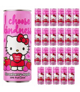 BEVANDA HELLO KITTY STRAWBERRY APPLE LATTINA ALTA DA 250ML CONF.12PZ