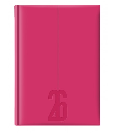 Agenda giornaliera 2026 mis.14.5X20.5 Mod. COPACABANA DISPONIBILE IN 4 COLORI (SALMONE-blu-ROSA-VERDE PASTELLO)