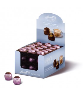 PRALINE LINDT CON CIOCCOLATO FONDENTO RIPIENO DI GINSENG 14G EXPO 45 PZ.