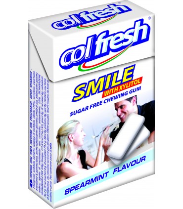 CHEWING GUM COLFRESH ASTUCCIO SMILE senza zucchero CONF. 20PZ