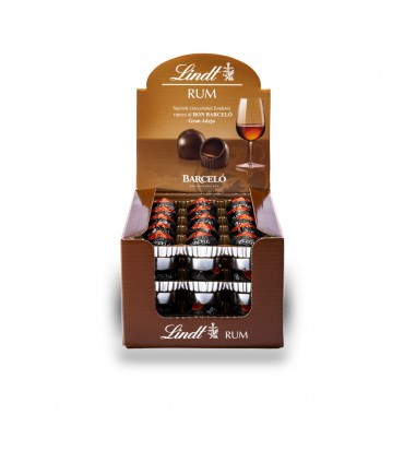 PRALINE LINDT FONDENTI CON RIPIENO RON BARCELO' 13G EXPO 45 PZ.