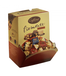 CIOCCOLATINO CAFFAREL PIEMONTE ASSORTITO EXPO A BOCCA DI LUPO DA 3KG (221PZ)