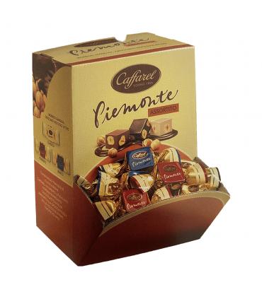 CIOCCOLATINO CAFFAREL PIEMONTE ASSORTITO EXPO A BOCCA DI LUPO DA 3KG (221PZ)