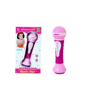 GIOCO MICROFONO KARAOKE MUSIC STAR MAZZEO GIOCATTOLI CON LUCI E SUONI
