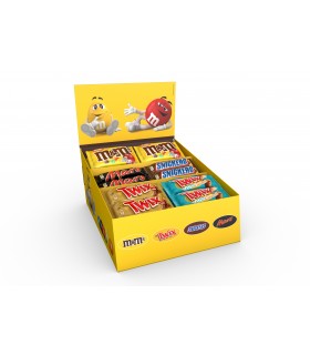 EXPO CASSA IMPATTO M&M'S ASSORTITA CONF. 82PZ H14.5X26X30CM