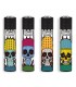 Accendino Clipper Large MUSHROOMS SKULLS conf. 48 pz. assortiti con 4 grafiche
