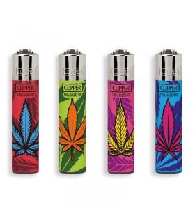 Accendino Clipper Micro FRESH WEED conf. 48 pz. assortiti con 4 grafiche
