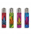 Accendino Clipper Micro FRESH WEED conf. 48 pz. assortiti con 4 grafiche