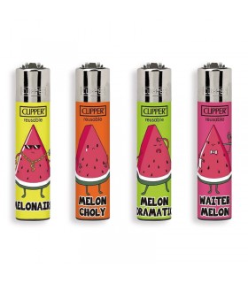 Accendino Clipper Micro MELON SENTENCES conf. 48 pz. assortiti con 4 grafiche