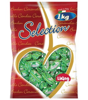 CARAMELLE SELECTION LIKING RIPIENE ALLA MENTA  SFUSE BUSTA DA 1KG