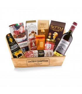 CONFEZIONE NATALIZIA VILLA GUELFA "la contadina" 11PZ. VASSOIO IN CARTONE LITOGRAFATO IN PRENOTAZIONE C/O FINE NOVEMBRE