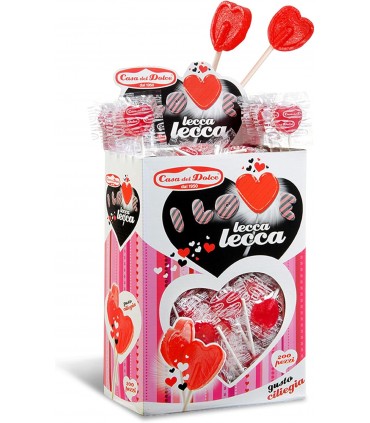 LECCA LECCA CUORE SENZA GLUTINE 9GR. CASA DEL DOLCE GUSTO CILIEGIA  EXPO DA  200 PZ.