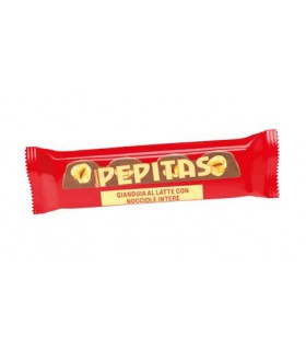 BARRETTA PERNIGOTTI PEPITAS CON GIANDUIA AL LATTE E NOCCIOLE INTERE 30G. CONF. 21 PZ.