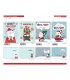 BIGLIETTI MARPIMAR BUON NATALE CON FOIL OLOGRAFICO CONF. 12 PZ. ASSORTITI