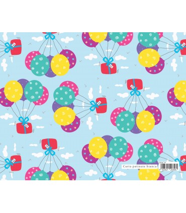 Carta Regalo Marpimar Serie CANDY CANDY conf. 25 Fogli assortiti (ERAC17-38-39-76-12)