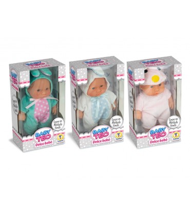 BABY TEO BAMBOLOTTO IN VINILE 20 CM TEOREMA GIOCHI DISPONIBILE IN 3 MODELLI