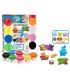 PLASTIART SET PASTICCERIA TEOREMA GIOCHI CON VASETTI DI PLASTILINA SUPER SOFFICE DA 4X56 GR CON FORMINE