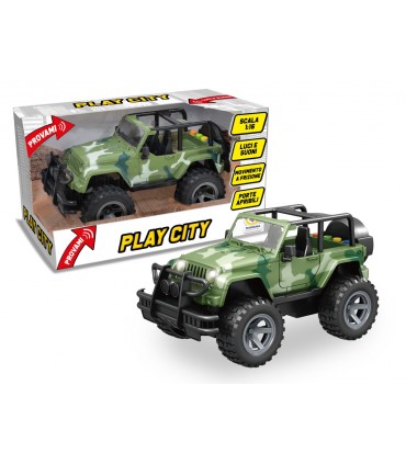 PLAY CITY AUTO OFF ROAD A FRIZIONE CON LUCI E SUONI SCALA 1:16 TEOREMA GIOCHI