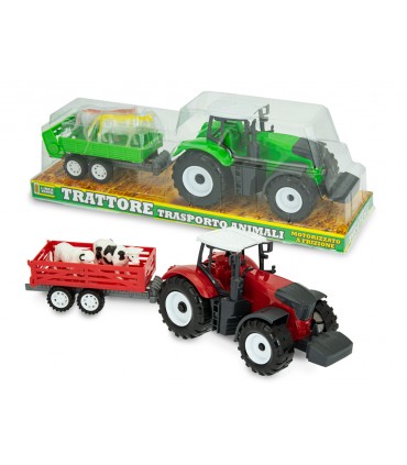 LINEA VERDE TRATTORE TRASPORTO ANIMALI  CON FRIZIONE   TEOREMA GIOCHI