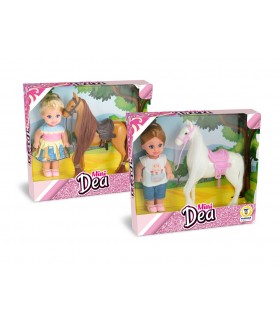 BAMBOLINA MINI DEA CON CAVALLO TEOREMA GIOCHI DISPONIBILE IN 2 MODELLI