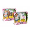 BAMBOLINA MINI DEA CON CAVALLO TEOREMA GIOCHI DISPONIBILE IN 2 MODELLI