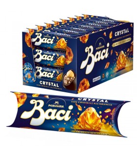 BACI PERUGINA TUBO limited edition crystal all'arancia DA 3pz CONF. 21 PZ.