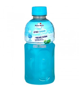 BEVANDA MOGU MOGU AL GUSTO DI CREMA DI SODA SENZA ZUCCHERI CON PEZZI DI FRUTTA  BOTTIGLIA DA 320ML CONF. 6 PZ.