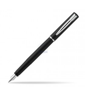 PENNA WATERMAN STILOGRAFICA MOD. ALLURE IN METALLO COLORE NERO CONFEZIONATA IN ELEGANTE SCATOLA DA REGALO