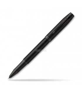 Penna ROLLER Parker ACHROMATIC BLACK EDITION in Metallo CONFEZIONATA IN ELEGANTE SCATOLA REGALO
