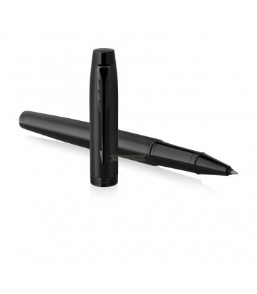 Penna ROLLER Parker ACHROMATIC BLACK EDITION in Metallo CONFEZIONATA IN ELEGANTE SCATOLA REGALO