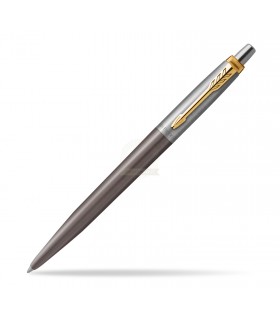 Penna a Sfera Parker Jotter GREY CORE GT punta M inchiostro blu in Metallo confezionata in elegante scatola regalo