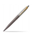 Penna a Sfera Parker Jotter GREY CORE GT punta M inchiostro blu in Metallo confezionata in elegante scatola regalo