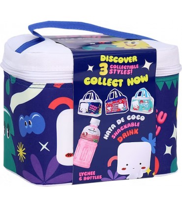 BEVANDA MOGU MOGU AL GUSTO Litchi E NATA DE COCCO CON PEZZI DI FRUTTA BOTTIGLIA DA 320ML CONF. 6 PZ IN OMAGGIO COOLER BAG