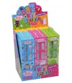 KIT SCUOLA COMPLETO ASSORTITO IN 4 COLORAZIONI CON GUSTOSE CARAMELLE AL GUSTO TUTTI I FRUTTI da 3g CONF. 24PZ