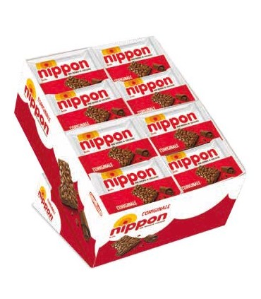 NIPPON L'ORIGINALE RISO SOFFIATO AL CIOCCOLATO AL LATTE DA 12GR CONF.48PZ