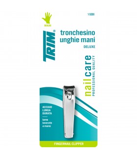 Tronchesino unghie e mani TRIM in ACCIAIO lame lavorate a mano in Blister