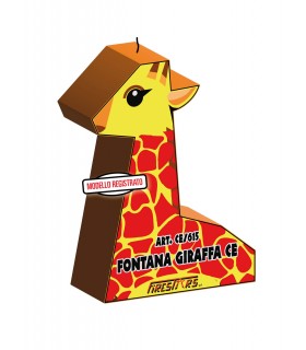 FONTANA GIRAFFA H.23.5  L.16 P. 8  CM. ART.615 FIRESTARS