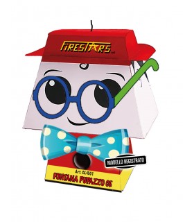 FONTANA PUPAZZO H. 18 L.15 P.10 CM. ART.601 FIRESTARS